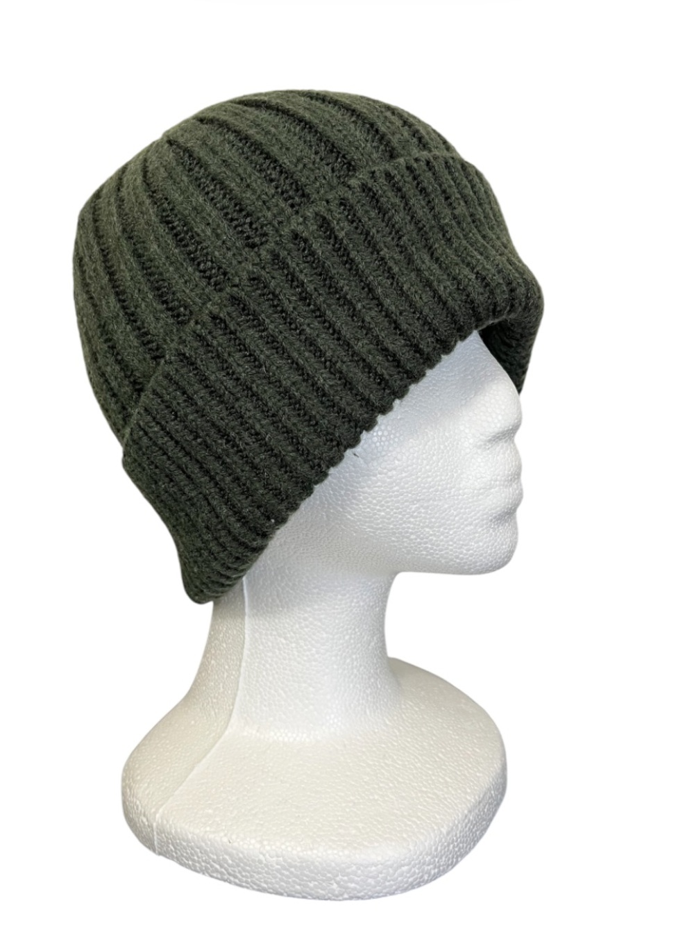 Uniqlo Heattech Ribbed Toque Beanie - Olive - Unisex